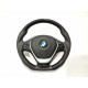 Steering Wheel Carbon Black Leather M Style