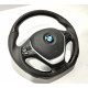 Steering Wheel Carbon Black Leather M Style