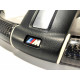 Steering Wheel Carbon White Leather