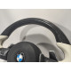 Steering Wheel Carbon White Leather