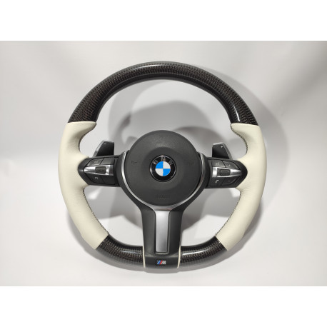 Рулевое колесо Carbon White Leather