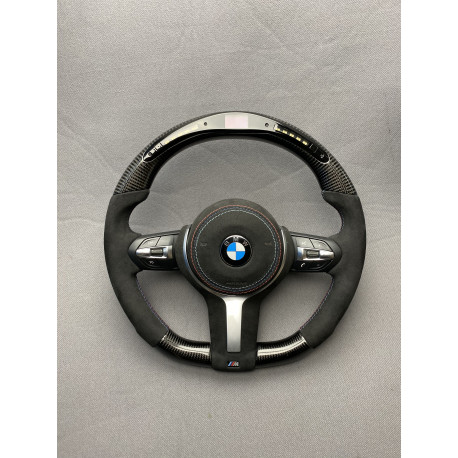 Steering Wheel Led Display Carbon Alcantara