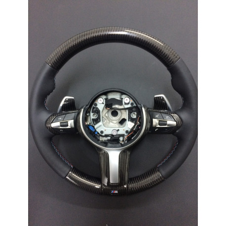 Steering Wheel Carbon, Leather