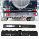 Rear bumper diffuser lip spoiler
