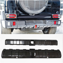 Rear bumper diffuser lip spoiler