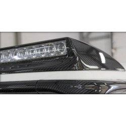 Front roof carbon spoiler with LED