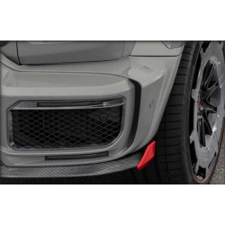 Front bumper fog frames with LED