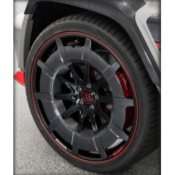 Wheel carbon covers (22,23,24 in.)