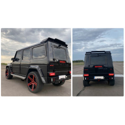 Fiberglass rear door attachment