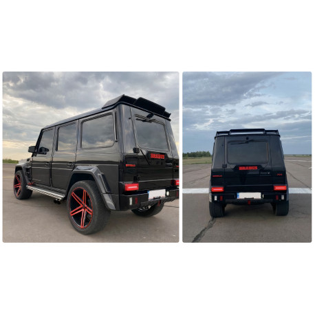 Fiberglass rear door attachment