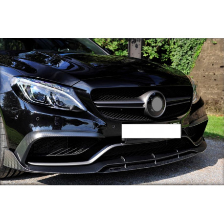 Carbon front lip spoiler Brabus style