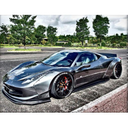 Liberty Walk front carbon spoiler