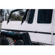 Rear side moldings set