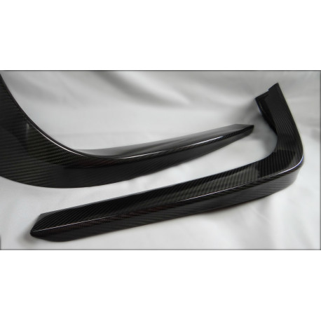 Front bumper lip canards add-ons