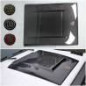 Hood scoop carbon cover trim